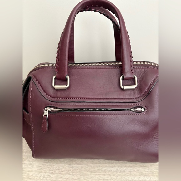 Coach Ace Satchel Burgundy Crossbody Shoulder Bag NWT - Picture 4 of 5